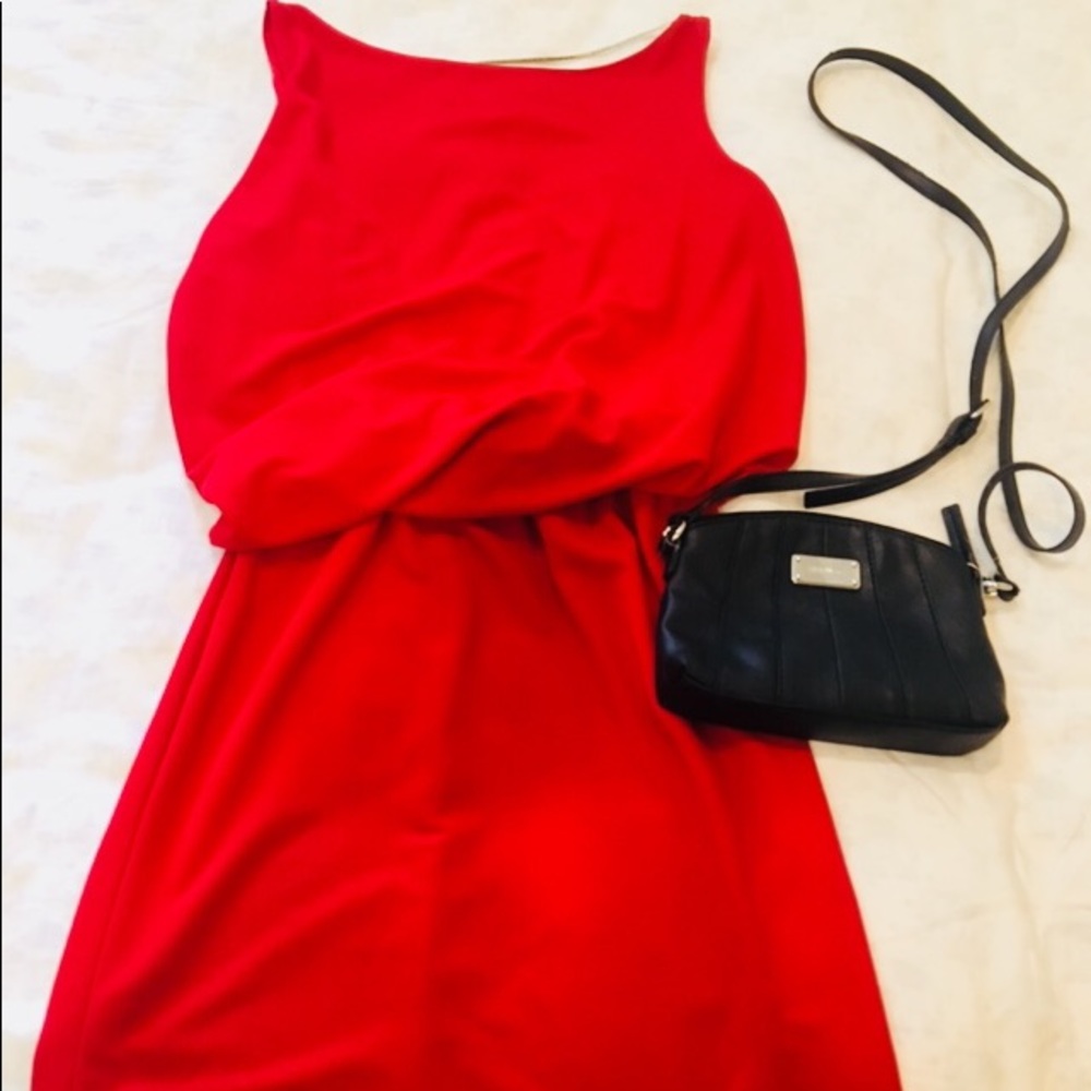 Zara red dress S